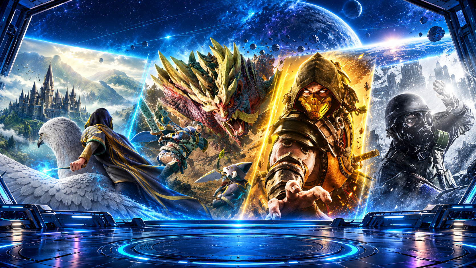 October 2026 PC game deals roundup featuring Hogwarts Legacy, Monster Hunter Rise, Mortal Kombat 11 and Metro 2033 Redux